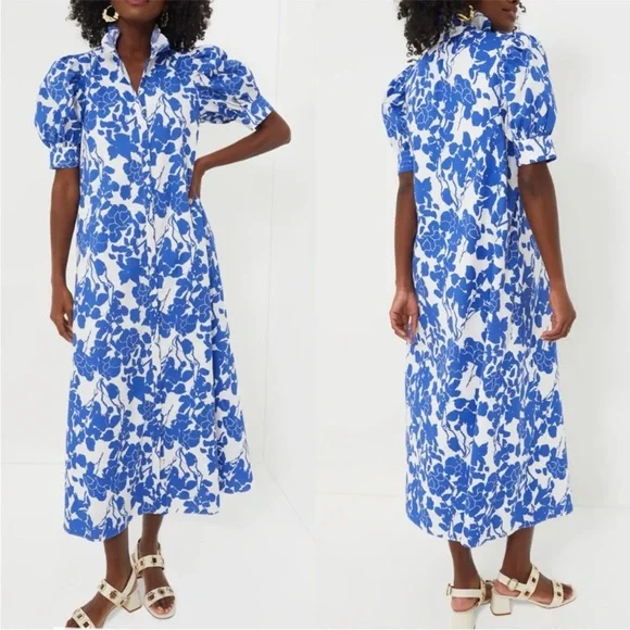 hyacinth house blue floral dress Bardot Bridesmaid Dress in Dusty Blue Tulle  TH&TH